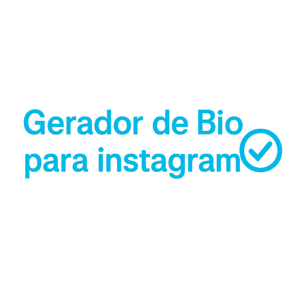 Logo Gerador de Bio para Instagram